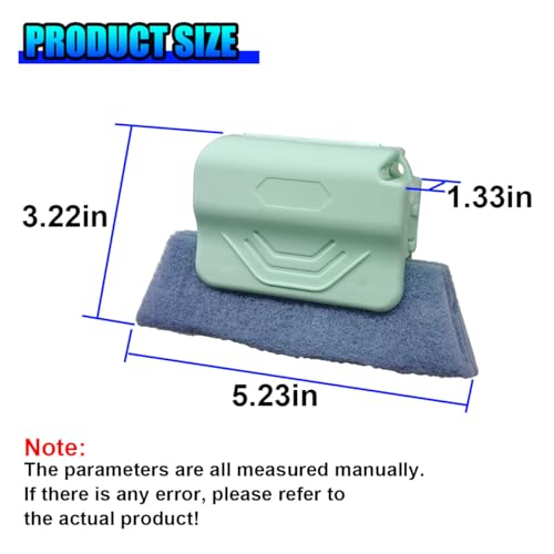 2PCS Magic Window Track Cleaner (Green&Pink) - color: GN&PK