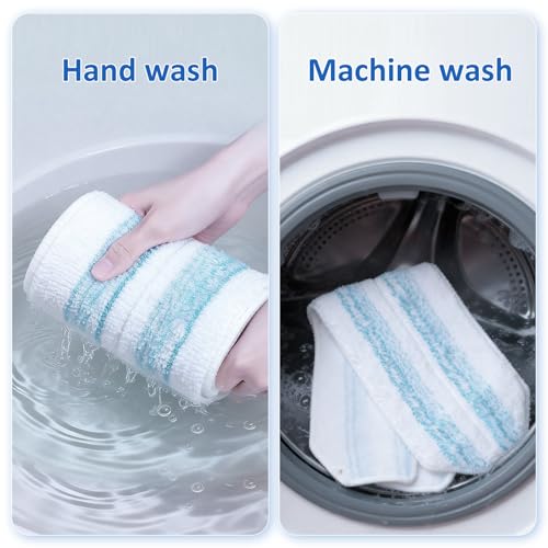 4 Pack Mop Replacement Pads Compatible with O Ceda H2prO Flat Mop System