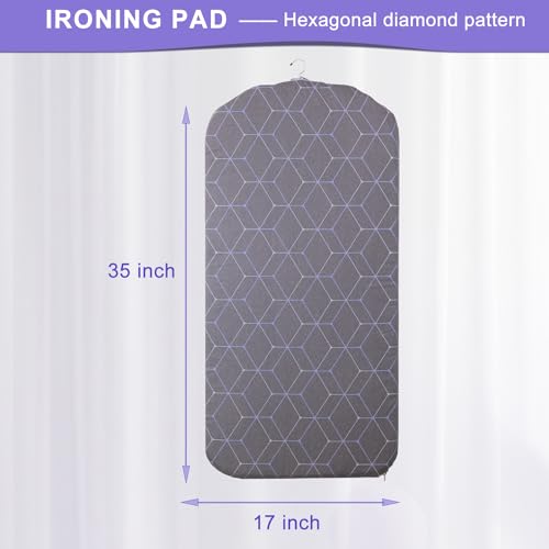 Steamer Board for Clothes,Stand for Steaming Clothes,Steamer Pad,Hanging Ironing Board (Steamer Board + Ironing Gloves) - color: Steamer Board + Ironing Gloves