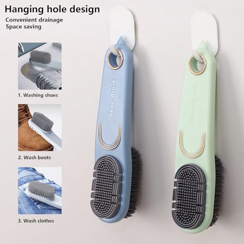 Laundry Stain Brush Clothes Cleaning Brush Double-Sided Soft Bristle Brush