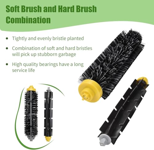 LOVECO Replacement Accessories Kit for iRobot Roomba 600 Series &500 Series - size: 3+6+6