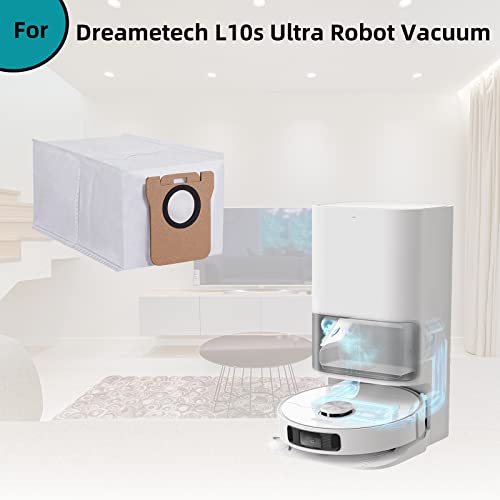 8 Pack Dust Bag for Dreametech L10s Ultra/L10s Plus/L10/L20 Ultra Vacuum