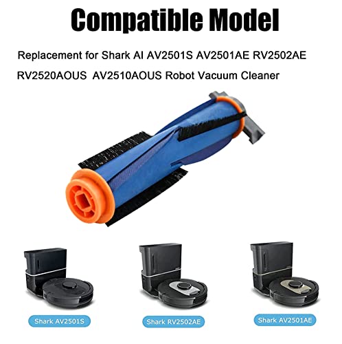 Replacement Parts BrushRoll for Shark AI AV2511AE AV2501S AV2501AE RV2502AE RV2520AOUS AV2510AOUS RV2410WD RV2610WA RV2610WD RV2620WD Roller Brush & Main Brush Robot Vacuum Cleaner - size: Main-Brushes