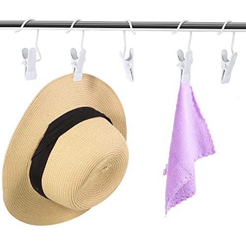 Hotop 20 Pieces Boot Hanger Clips Heavy Duty Closet Space Saving, White - color: White