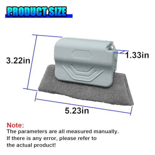 2PCS Magic Window Track Cleaner (Green&Gray) - color: GN&GY