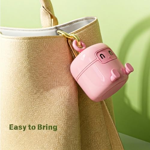 Reusable Mini Travel Lint-Roller, Extra Sticky Lint Rollers for Pet Hair - color: Pink Blue Robot