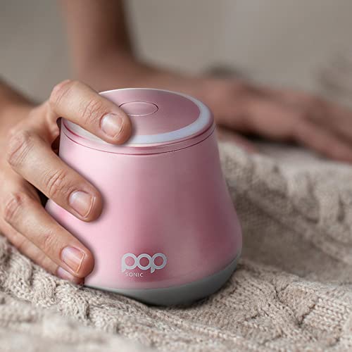 Fabric Shaver, Lint Remover Electric (Rose Gold) – Rechargeable, 6 Blade System, Fabric Lint Shaver w/LED Light | One-Touch Activation Pill Shaver for Clothes - Electric Lint Remover Fabric Shaver - color: Rose Gold