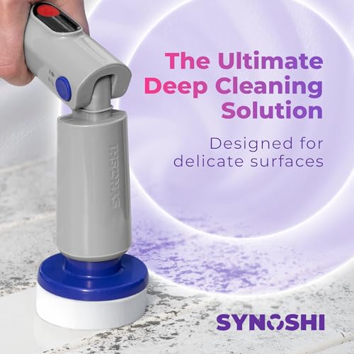 Synoshi PRO Electric Spin Scrubber Magic Melamine Sponge Set of 3 - size: Synoshi PRO Magic Sponge