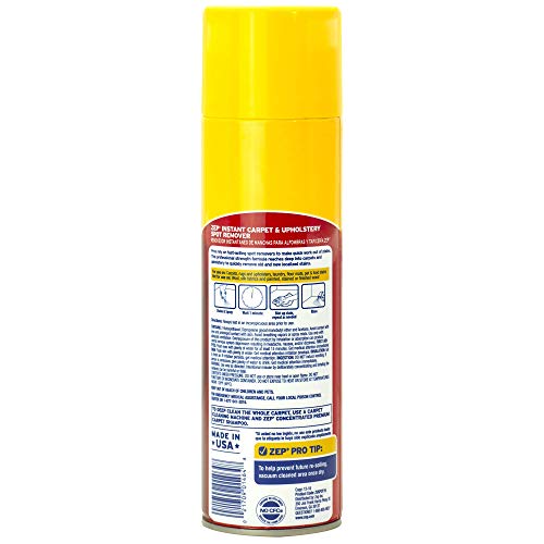 Zep ZUSPOT19 Instant Spot and Stain Remover, 19 oz (Pack of 2) - size: 19 Fl Oz (Pack of 2)