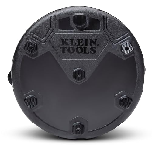 Klein Tools BC535 Straight Bucket, 17-Inch Utility Bucket, 200-Pound Load, 1680D Nylon, Drain Holes, Reinforced Straps, Hi-Vis Orange Interior - size: Nylon, 200-Pound Load