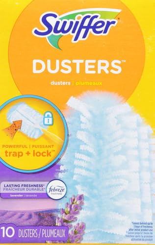 Swiffer Dusters Multi-Surface Duster Refills, Lavender Scent, 10 Count (Pack of 4) - size: 10 Count (Pack of 4)