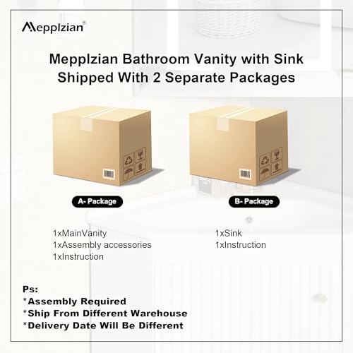 24" Corner Bathroom Vanity Sink Combo,Freestanding Compact Bathroom Vanity - color: White, style: Wave Pattern