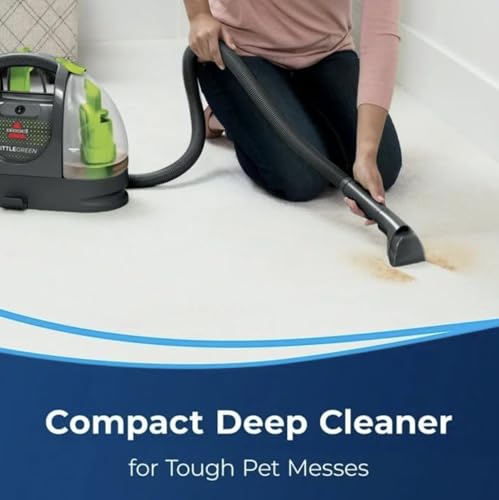 Little Green Deep Cleaner 3369 | Portable Carpet Scrubber & Upholstery Cleaner | Stain Remover Machine for Home & Auto