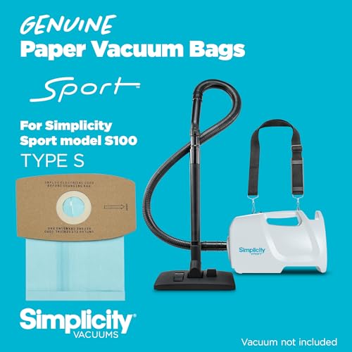 Simplicity Vacuum Bags SS-6 Type S, Sport 6 bags