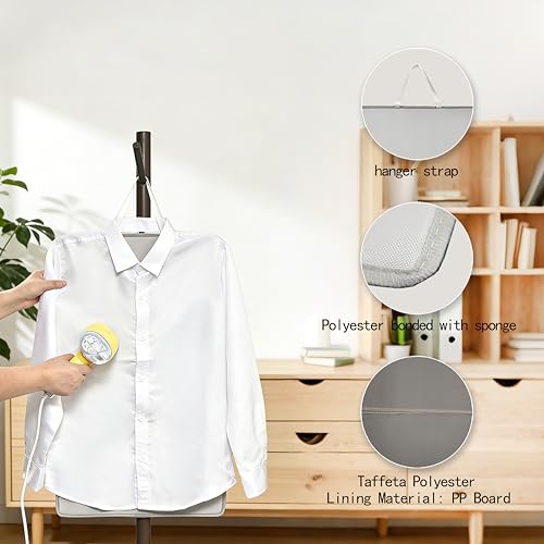Large Ironing Mat with Mesh Pad, Foldable & Portable - size: 26.4"L x 15.9"W