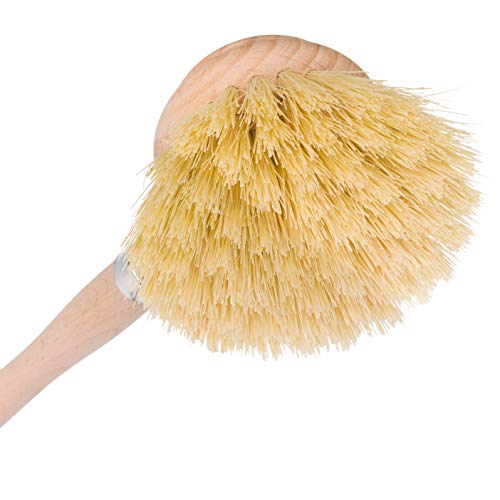 Redecker Dish Brush, Tampico Fiber, 2 Inch Round, Single – Wooden Dish Scrub Brush for Dishes & Cookware, Untreated Beechwood, Made in Germany - size: Single Unit, 2-Inches Diameter