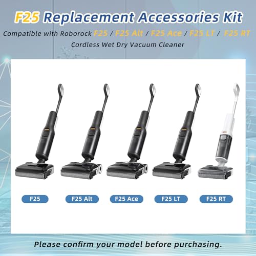 F25 Replacement Parts for Roborock F25, F25 GT, F25 Ultra Wet Dry Vacuum - color: F25 Accessories