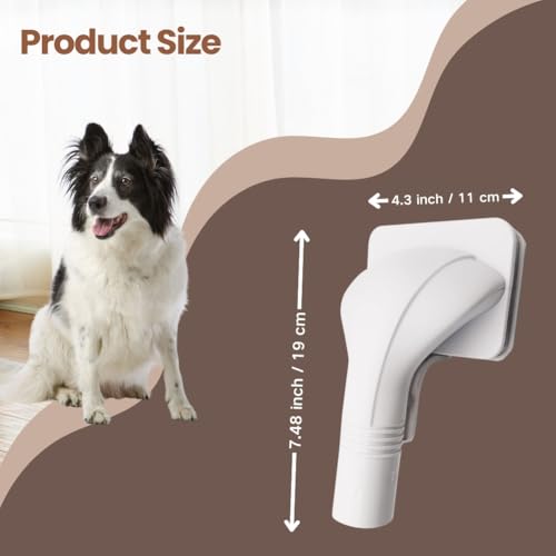 Pet Grooming Brush 2-in-1 Easy-Clean Hair Removal for Most Vacuum
