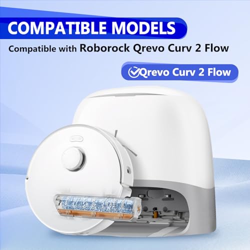 27 Pcs Qrevo Curv 2 Replacement Accessories Compatible with Roborock - color: for Qrevo Curv 2