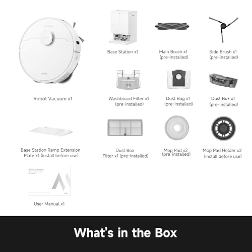 MOVA P20 Ultra 2026 New Robot Vacuum and Mop 30,000Pa Suction Edge Cleaning - color: P20 Ultra