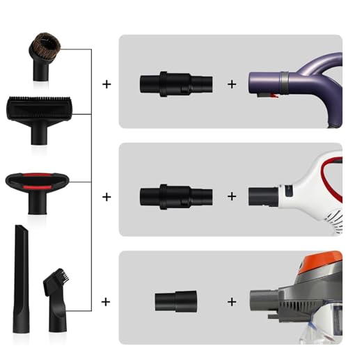 10 Pack Vacuum Attachments & Brushes for Shark Navigator Lift-Away NV350 - size: 10 Pack
