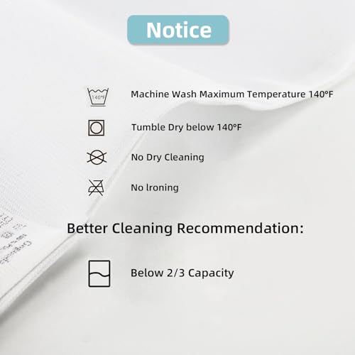 GOGOODA Mesh Laundry Bags for Delicates Durable Protective Wash Bags - size: 3M