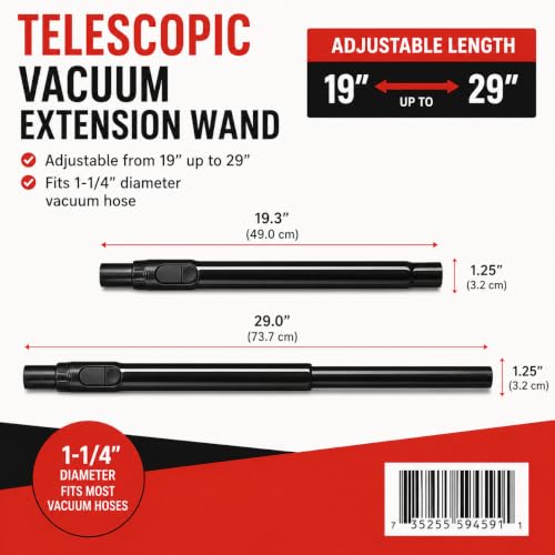 MP Maresh Products Telescopic Extension Wand - Household Cleaning Tool - size: Telescopic Extension Wand