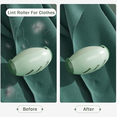 Consss Washable Reusable Lint Roller for Clothes, Lint Rollers for Pet Hair Extra Sticky, Dog Cat Pet Hair Remover for Clothes, Portable Travel Sticky Rollers for Dust Lint Hair
