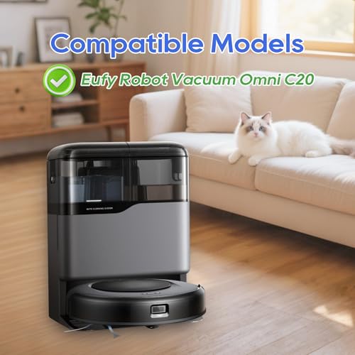 9 Pack Omni C20 Replacement Parts for Eufy Omni C20 Robot Vacuum