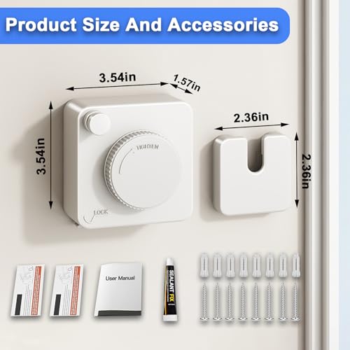 Retractable Clothesline Indoor Outdoor 16.2Ft Non-Sag(1, White) - color: White