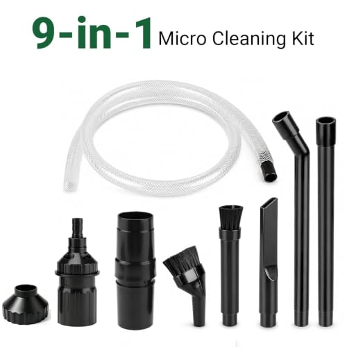 EZ SPARES 1-1/4" Micro Crevice Kit, Keyboard Car Vent Tools with Bag - color: Economic Version