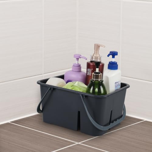 Bringer Small Plastic Cleaning Caddy, Portable Organizer Tote