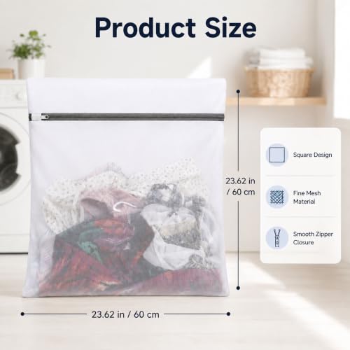 Lingerie Bag for Washing Delicates, Laundry Bags for Delicates - size: 2XXL(24x24")