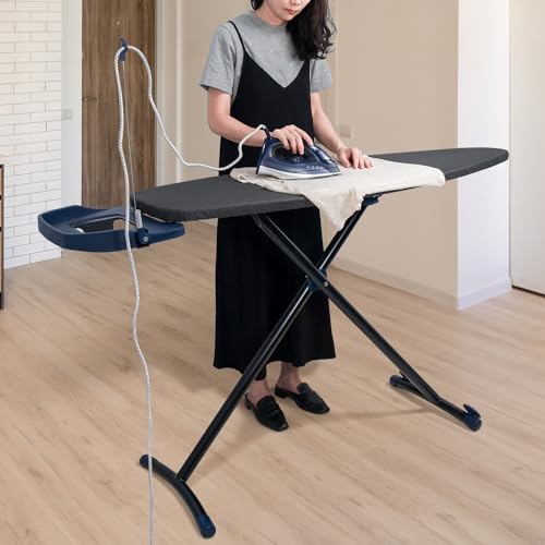 Duwee 18"×53" Extra Wide Ironing Board with Retractable Iron Rest - size: 18"×53"