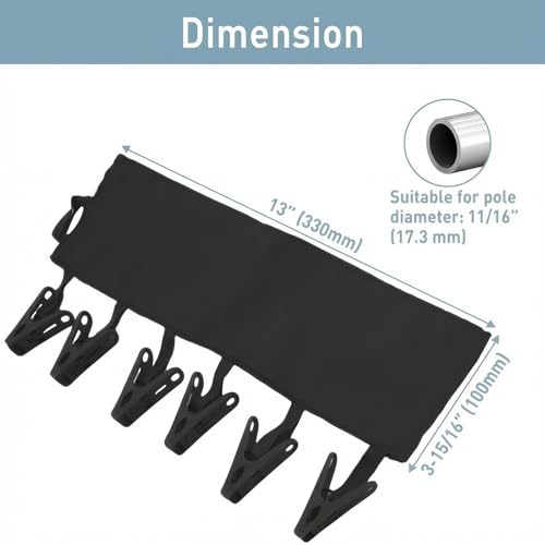 TamBee Travel Hanger Clips, Cruise Ship Essentials Portable Folding Clothes Hanger Clips Towel Drying Rack Sock Dock Swimsuit Drying Rack Hanger with 6 Clips Pack of 3 (Black,Blue,Red) - color: Black,blue,red