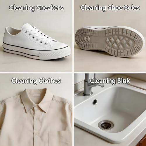 2 Pack Shoe Cleaning Brush, Laundry Brush for Stain Removal