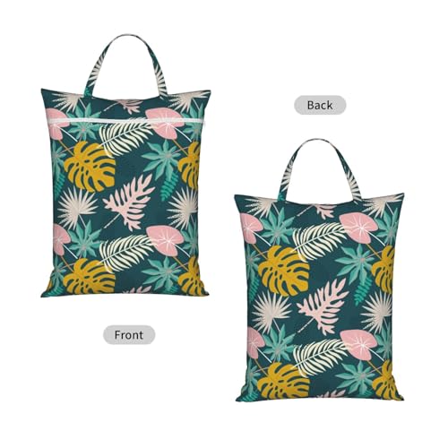 Palm Trees Colorful Summer Tropical Travel Laundry Bags Cloth Diaper Wet Bags Handle Washable Dirty Clothes Bags Wet Dry Bag Suitcase Gym Swimming Pool College Dorm Wet Bag - color: 1 PC18, size: One Size