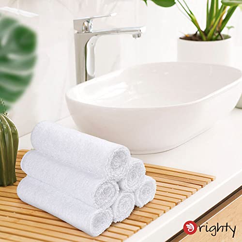 Orighty White Hand Towels Bulk, 96-Pack Microfiber Gym Towels, 16x28 inch - color: White, size: Pack of 96