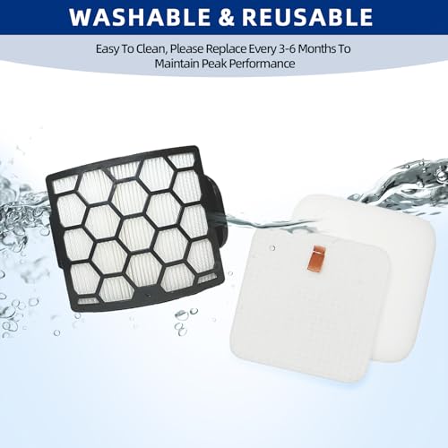 LA702 LA502 Filters for Shark Lift-Away Vacuum LA801 LA700 LA455 LA360 - style: LA702-1+3+1