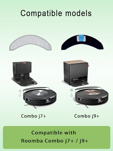 6 Pack Mop Pads for iRobot Roomba Combo j7+, Combo j9+, Combo 10 Max - color: 6 Pack for Combo J7+/J9+/10 Max