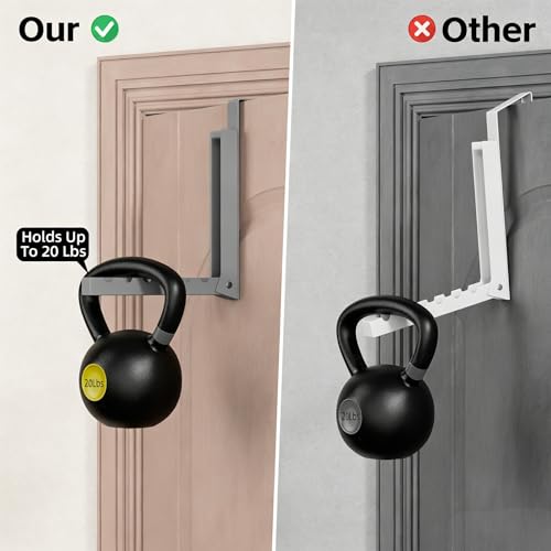 Over the Door Hanger, 2 Pack Foldable Over Door Drying Rack for Laundry - color: Gray