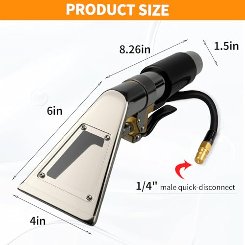 Upholstery Carpet Extractor Wand with Viewing Window for Mytee/Shop Vac