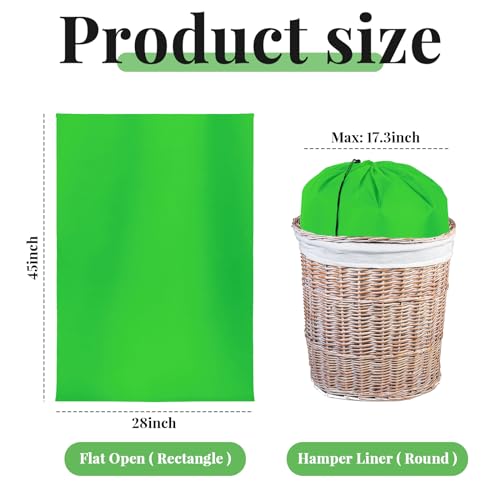 Woanger 12 Pack 28 x 45 Inch Extra Large Laundry Bags Bulk, Bright Colors - color: Bright Colors