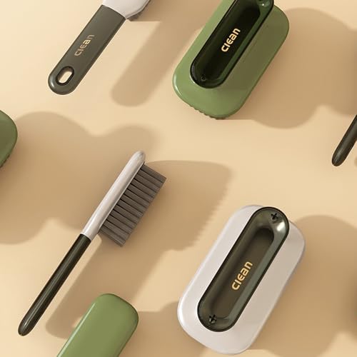 Laundry Stain Brush Household Scrub Brush Laundry Brush for Stain Removal - color: Gray