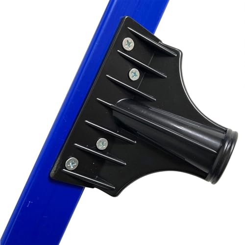Qianly Epoxy Floor Squeegee,Notched Flooring Gear Soft Rubber Rake Cement Painting Versatile High Performance for Self Leveling Cement Urethane Trowel Spreader Floor for Professionals Beginners, 40cm