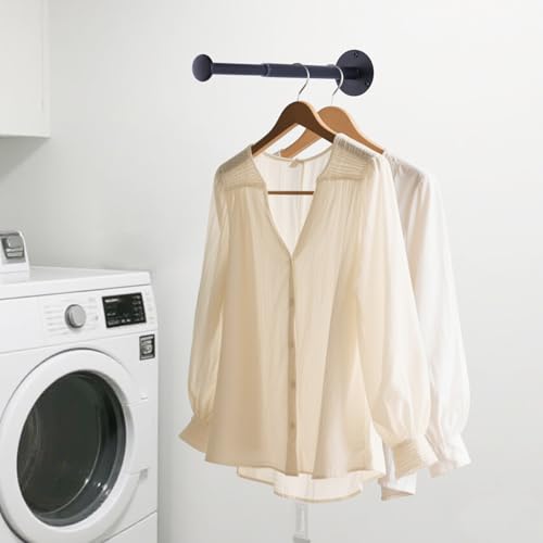 4 Pack Retractable Hanger Holder for Laundry Room, Wall Organizer Storage