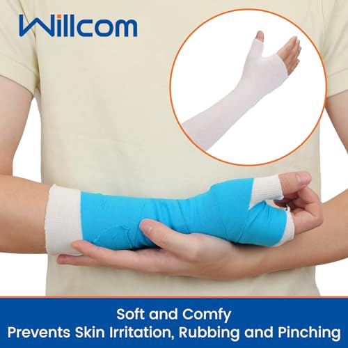 Hand Socks for Splint 10PCS,Tubular Stockinette Tubing for Arm,L - color: White, size: L