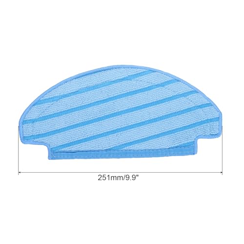 MECCANIXITY 6Pcs Washable Cloth Mop Pads Cotton Robot Vacuum Cleaner Accessories for Ecovacs for Deebot 920 950 T5 T5 Max, T5 Power/ N8/ N8 Pro/ N8 Pro+/N10 Plus Replacement Pads