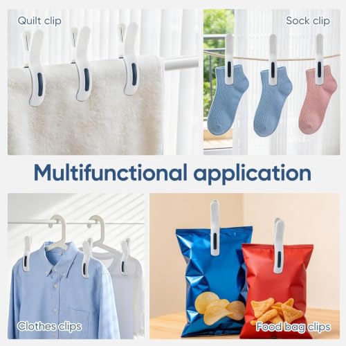 Beach Towel Clips for Beach Chairs, 10 Pack Heavy Duty Towel Clips for for Beach Sun Loungers Pool Chairs Cruise, Strong Grip Clothes Pins for Beach, Pool, Camping, Picnic, Laundry, Beach Accessories