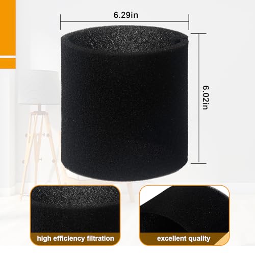 Filter Replacement 90585 Foam Sleeve for Shop Vac Wet Dry Vacuums 90304 90350 90333οΌVF2002 Reusable Dry Vac 9010700 Filter, Fits Most 5 Gallon Up Wet Dry Vacuum Cleaners - style: 9PCS VAC 90585 and 90107